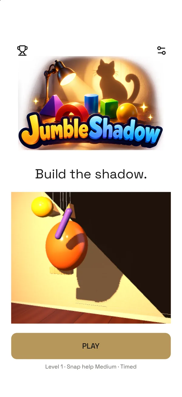 JumbleShadow, screen 1