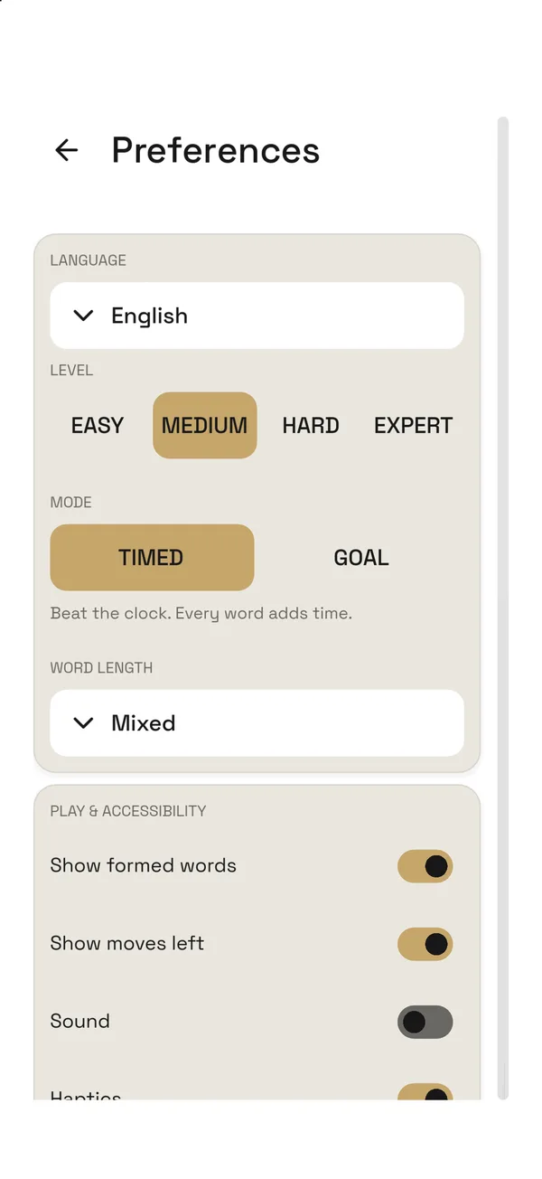 OneLetter, screen 5